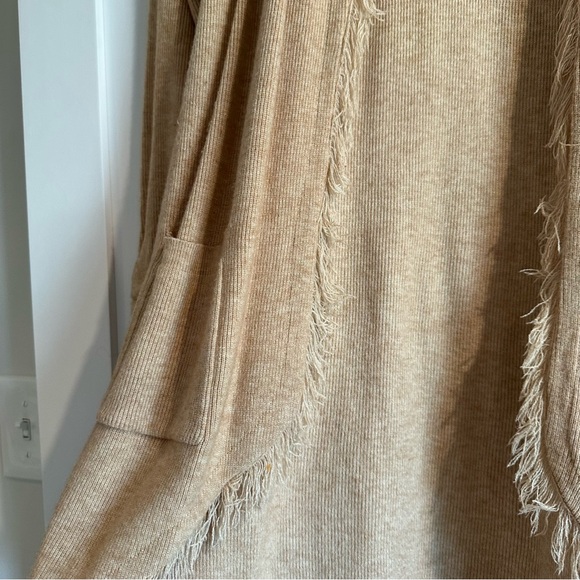 JODIFL Tan Long Cardigan Sweater - Picture 3 of 4